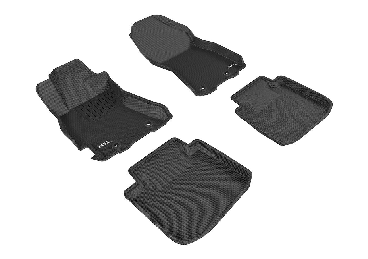 3D MAXpider L1SB01301509 2015-2019 Subaru Legacy/Outback Kagu 1st & 2nd Row Floormats - Black