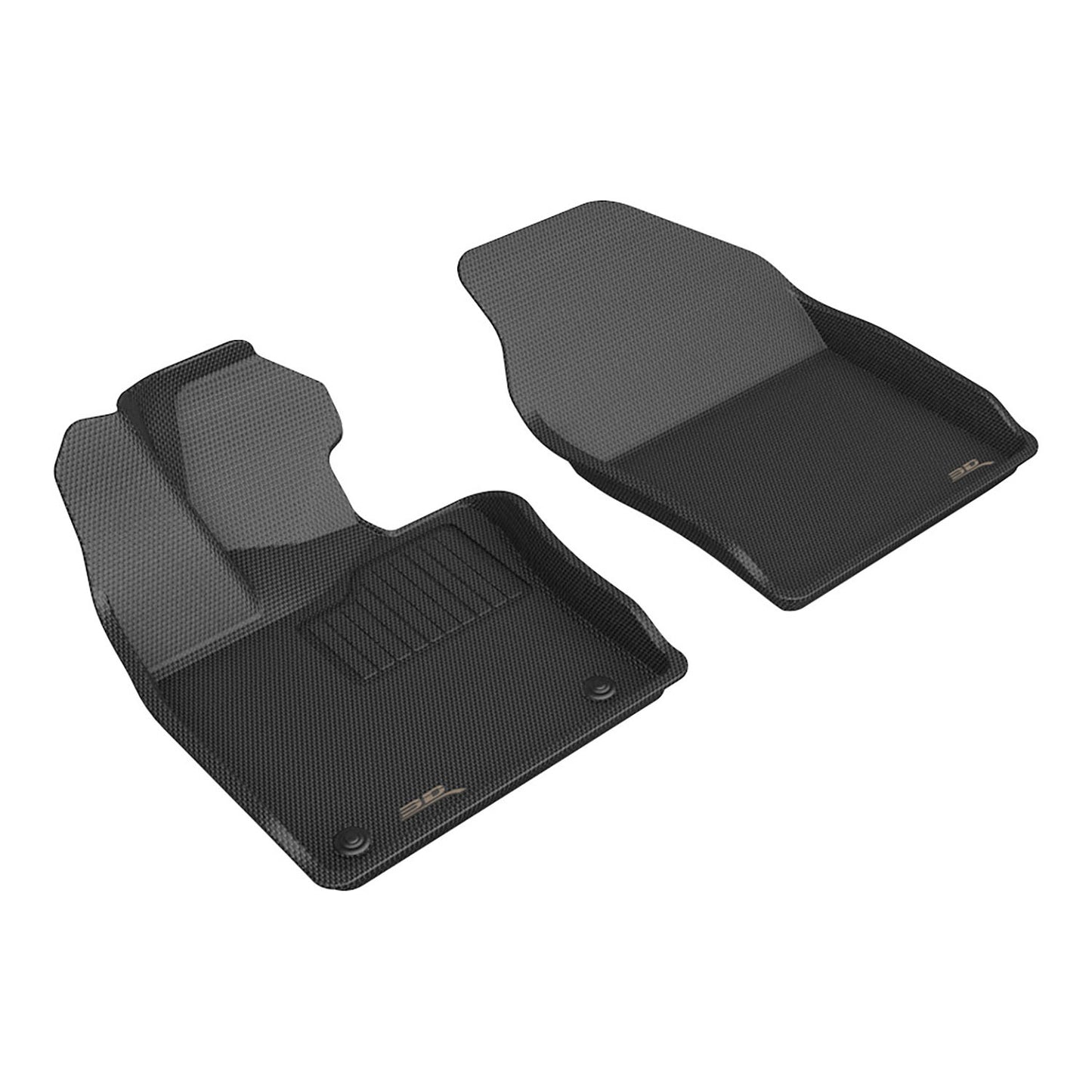 3D MAXider  L1TY305115092023 Toyota Prius Kagu Black Floor Mat - Row 1