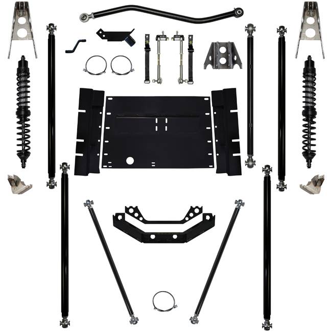 Rock Krawler 97-06 Jeep Wrangler TJ Long Arm Kit - Front & Rear
