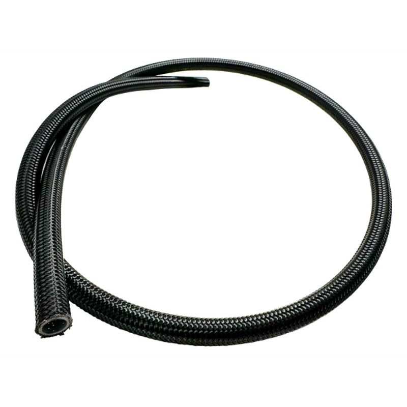 Fuelab Black Nylon Stainless Steel Braided PTFE Hose - 12AN - 20ft