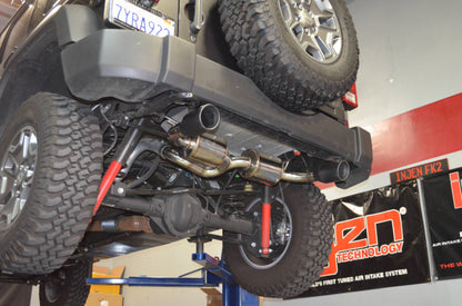 Injen 07-18 Jeep Wrangler 3.6L/3.8L Dual Exhaust System (Black) - SES5004BLK Injen