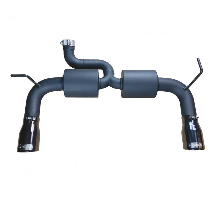 Injen 07-18 Jeep Wrangler 3.6L/3.8L Dual Exhaust System (Black) - SES5004BLK Injen