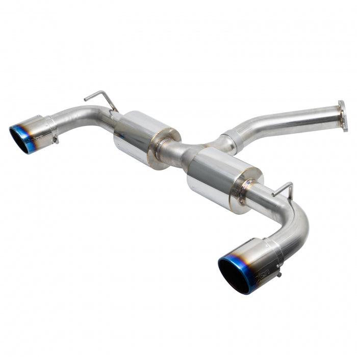 Injen 2019-2022 Hyundai Veloster N 2.0L Turbo Performance Axle Back Exhaust System (Burnt Titanium Tips) - SES1343ABTT