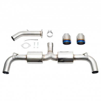 Injen 2019-2022 Hyundai Veloster N 2.0L Turbo Performance Axle Back Exhaust System (Burnt Titanium Tips) - SES1343ABTT Injen