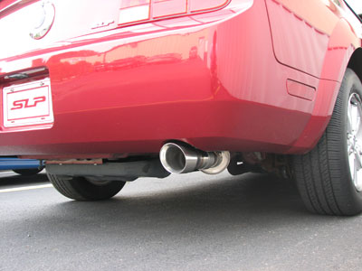 SLP 2005-2010 Ford Mustang 4.0L LoudMouth Axle-Back Exhaust w/ 3.5in Tip SLP