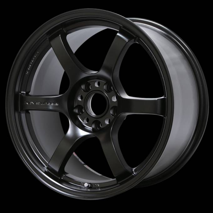 Gram Lights 57DR 15x8.0 +28 5-114.3 Semi Gloss Black Wheel