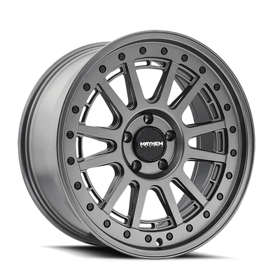 Mayhem 8305 Compass 17x9 / 6x139.7 BP / -6mm Offset / 106mm Hub Matte Gunmetal w/Blk Bolt Wheel