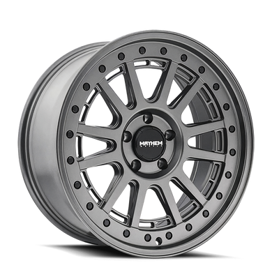 Mayhem 8305 Compass 18x9 / 6x139.7 BP / 18mm Offset / 106mm Hub Matte Gunmetal w/Blk Bolt Wheel