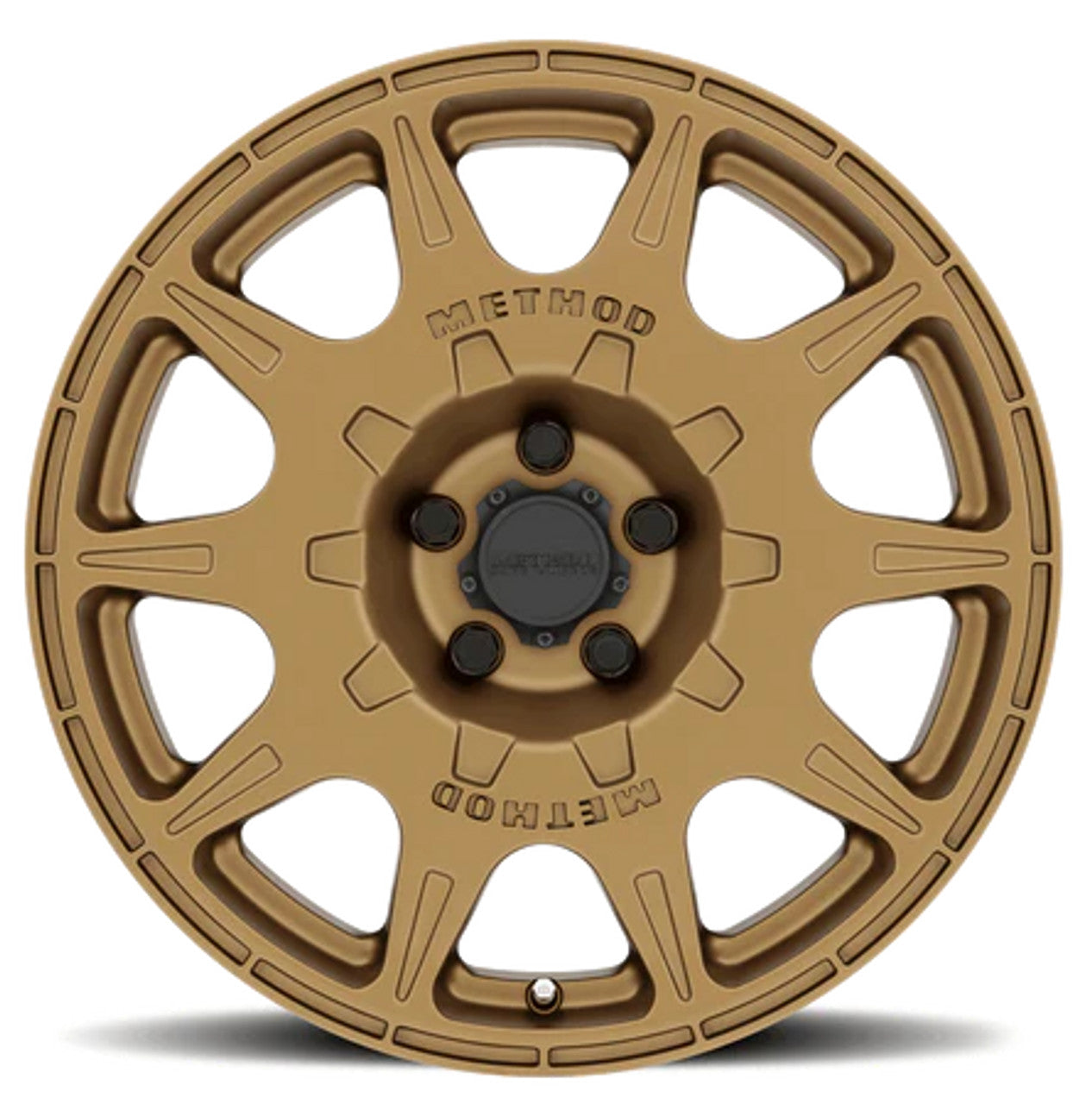 Method MR502 RALLY 17x8 +38mm Offset 5x4.5 67.1mm CB Gold Wheel