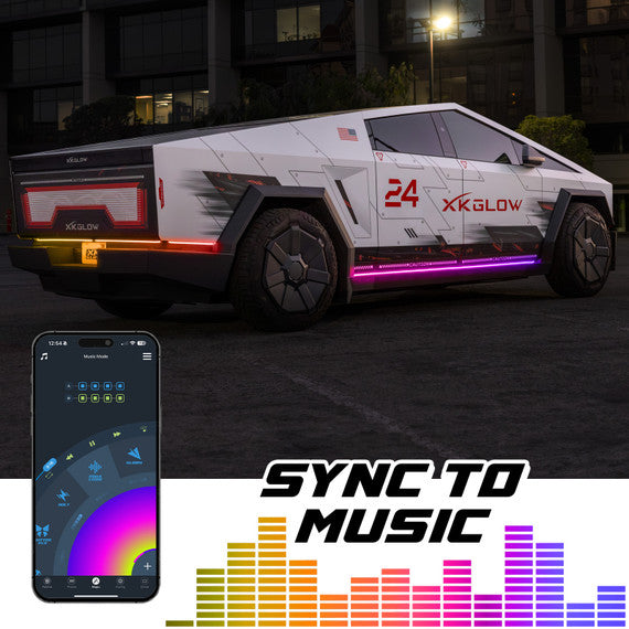 XK Glow Tesla Cybertruck XKmax Body Gap Kit