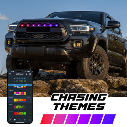 XK Glow XKmax Pre-Runner Style RGBW LED Grill Pods - 5pc