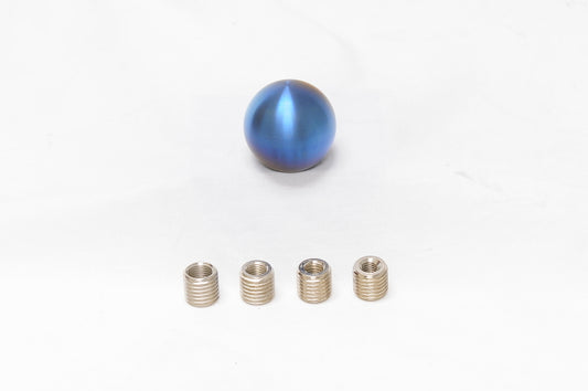 MXP Burned Titanium Round Shift Knob w/Insert MXTBSK