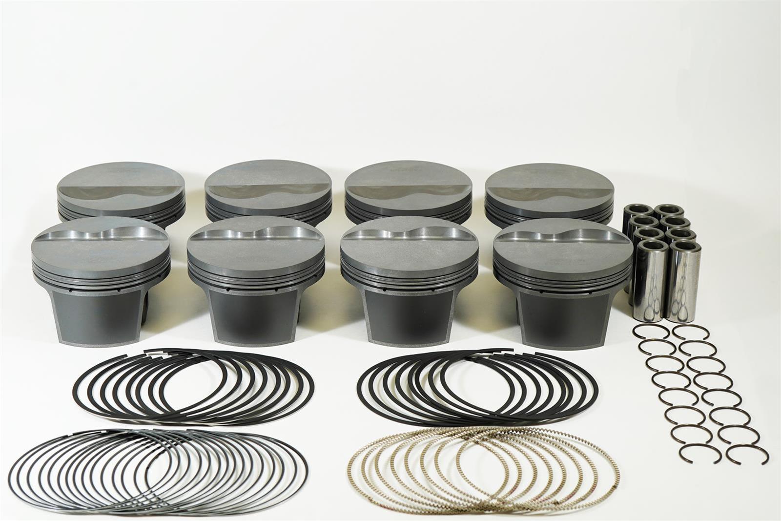 Mahle Chevrolet LS 6.0L 4.005in Bore Flat Top Piston Kit 930227905