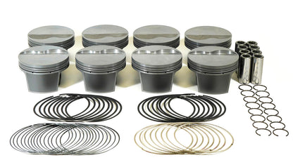 Mahle Chevrolet LS 6.0L 4in Bore Dish Piston Kit 930229400