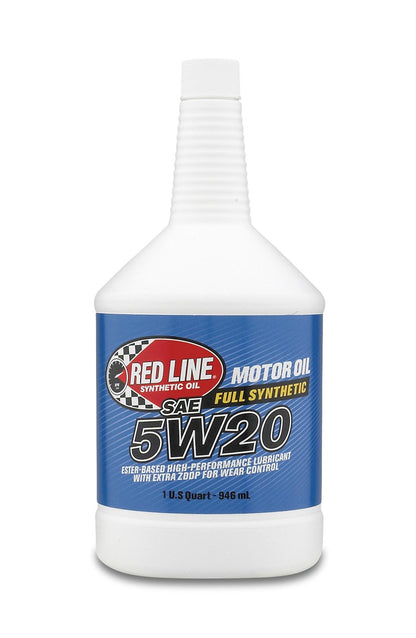 Red Line 15204 5W‑20 Full Synthetic Motor Oil – 1 Quart Red Line