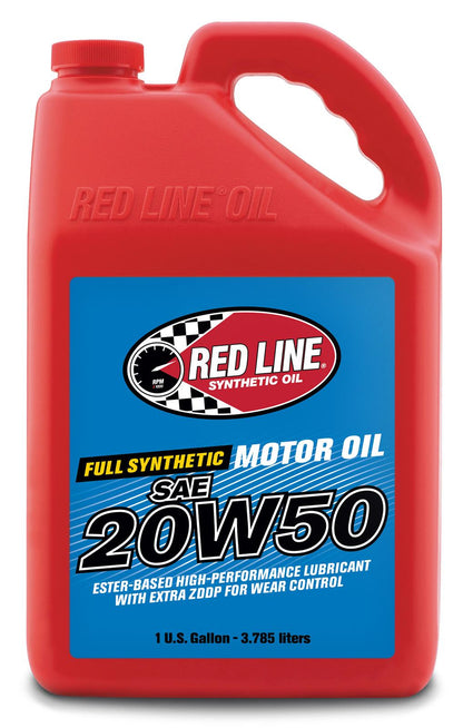Red Line 12505 20W‑50 Full Synthetic Motor Oil – 1 Gallon Red Line