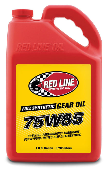 Red Line 50105 75W‑85 Full Synthetic GL‑5 Gear Oil – 1 Gallon Red Line