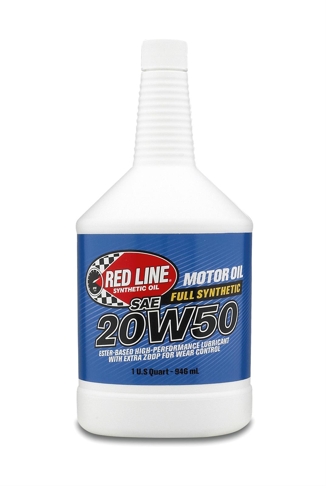 Red Line 12504 20W‑50 Full Synthetic Motor Oil – 1 Quart Red Line