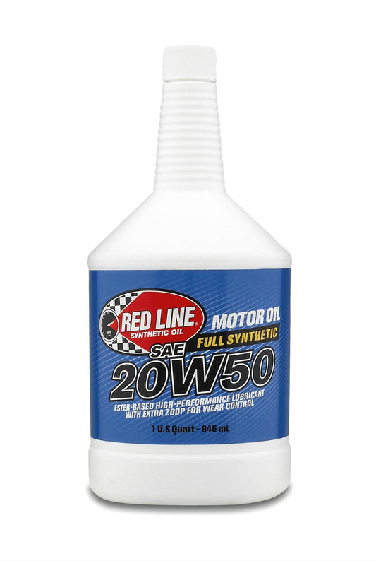 Red Line 12504 20W‑50 Full Synthetic Motor Oil – 1 Quart Red Line