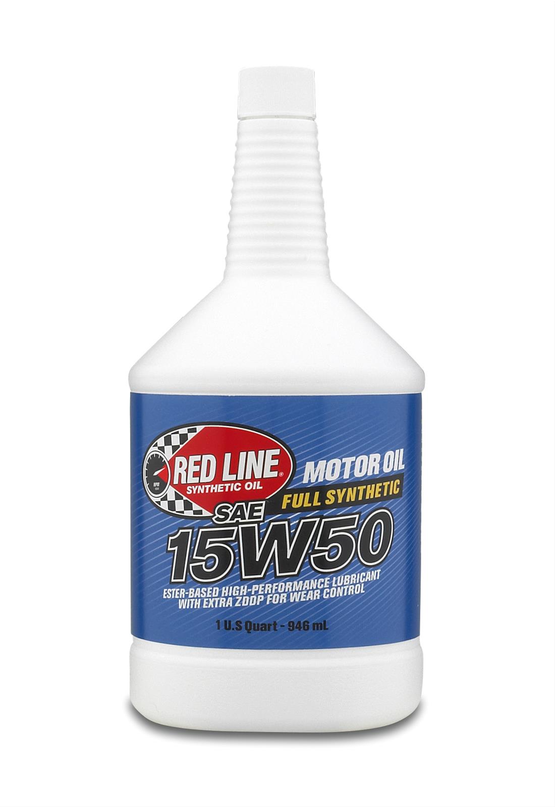 Red Line 11504 15W‑50 Full Synthetic Motor Oil – 1 Quart Red Line