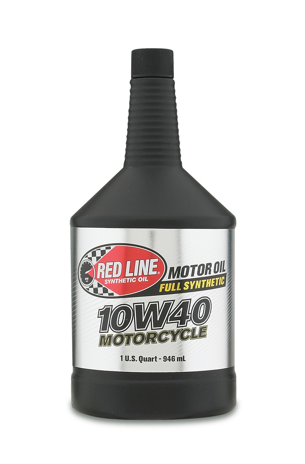 Red Line 42404 10W‑40 Full Synthetic Motorcycle Oil – 1 Quart Red Line