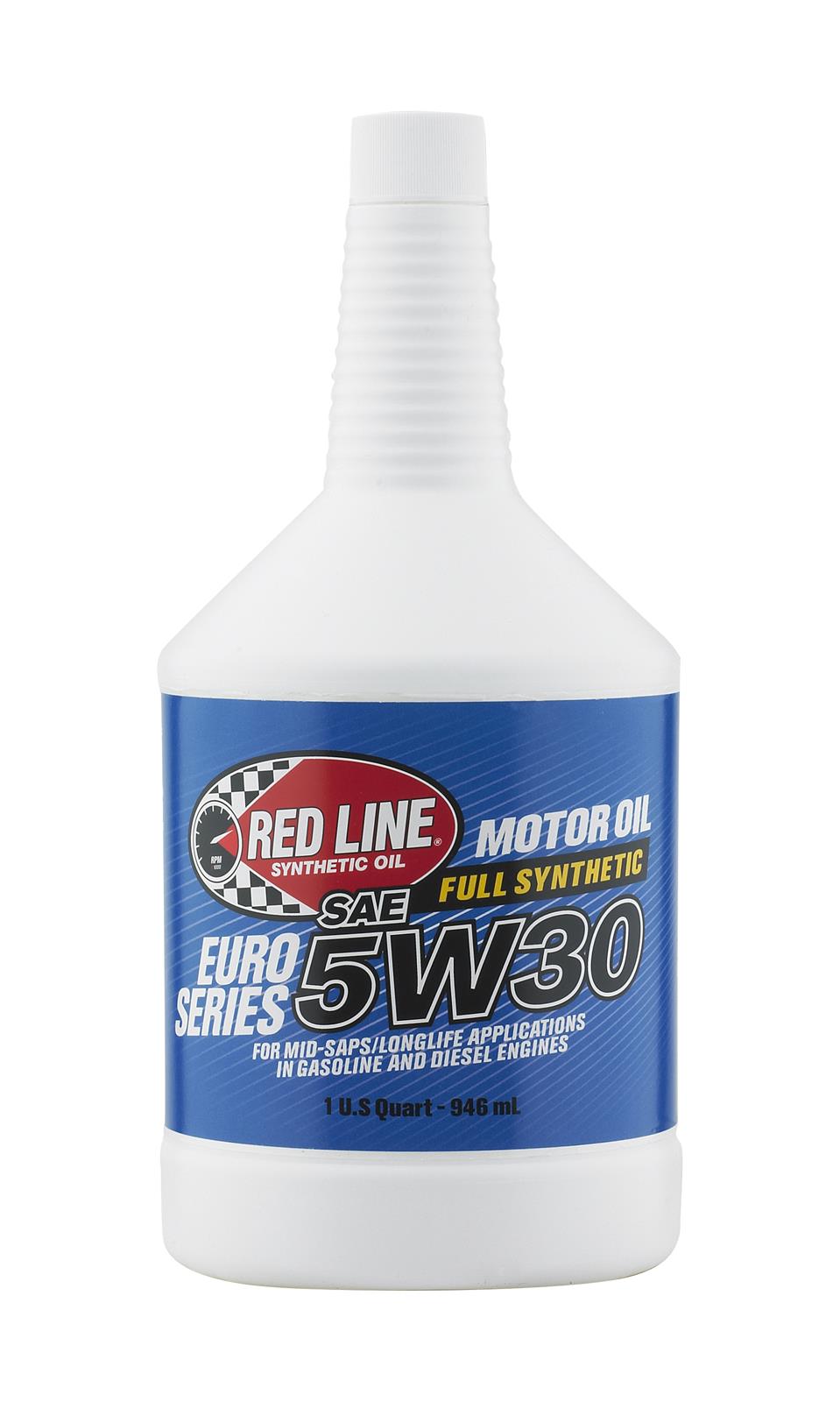 Red Line 12304 Euro-Series 5W‑30 Full Synthetic Motor Oil – 1 Quart Red Line