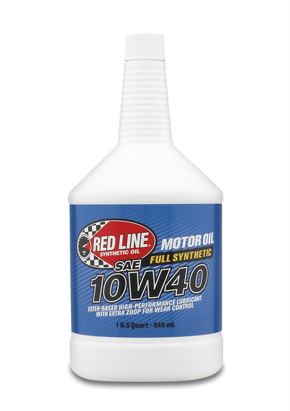 Red Line 11404 10W‑40 Full Synthetic Motor Oil – 1 Quart Red Line