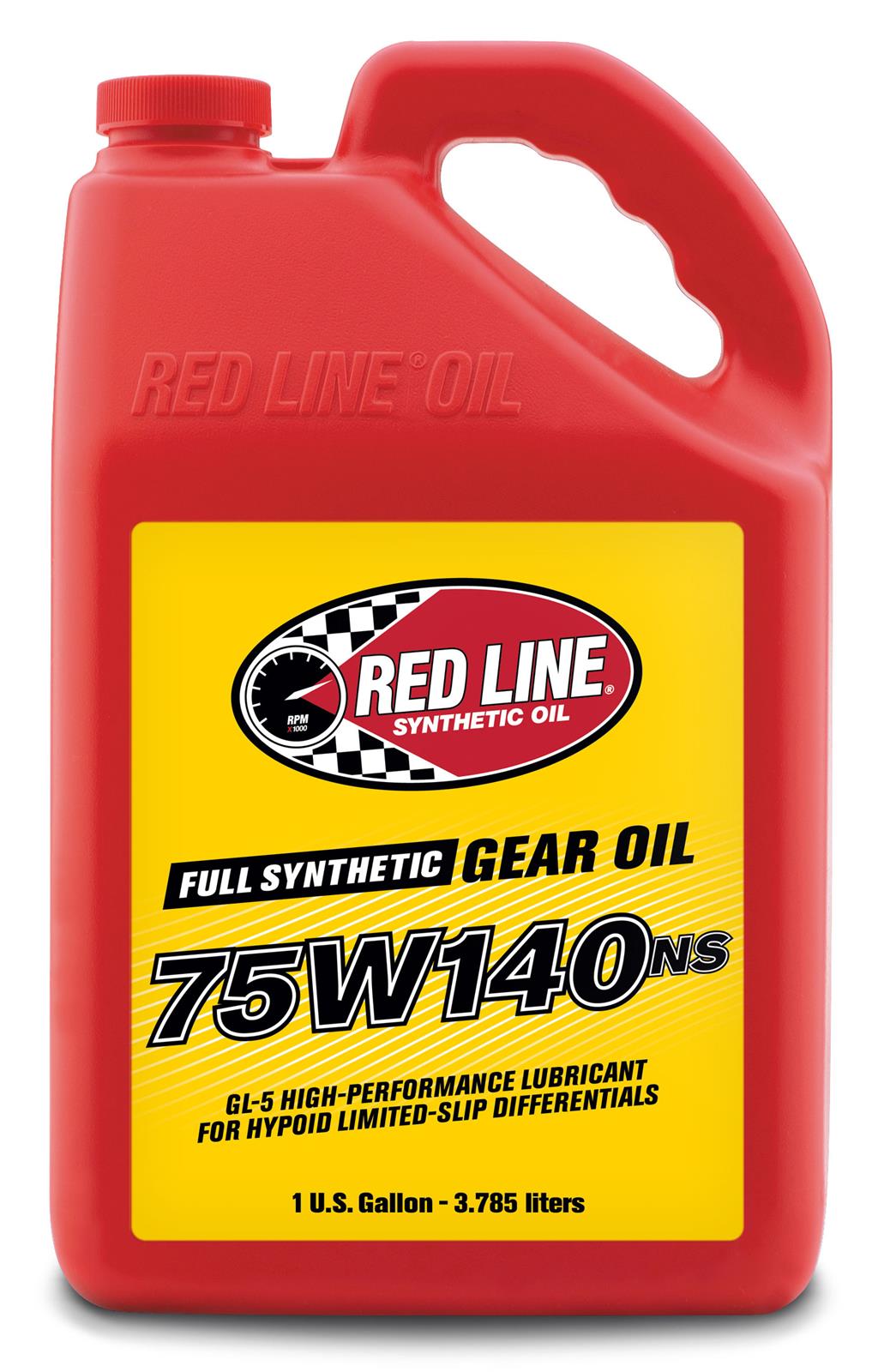 Red Line 57105 75W‑140 GL‑5 Gear Oil (Non-Slip) – 1 Gallon Red Line