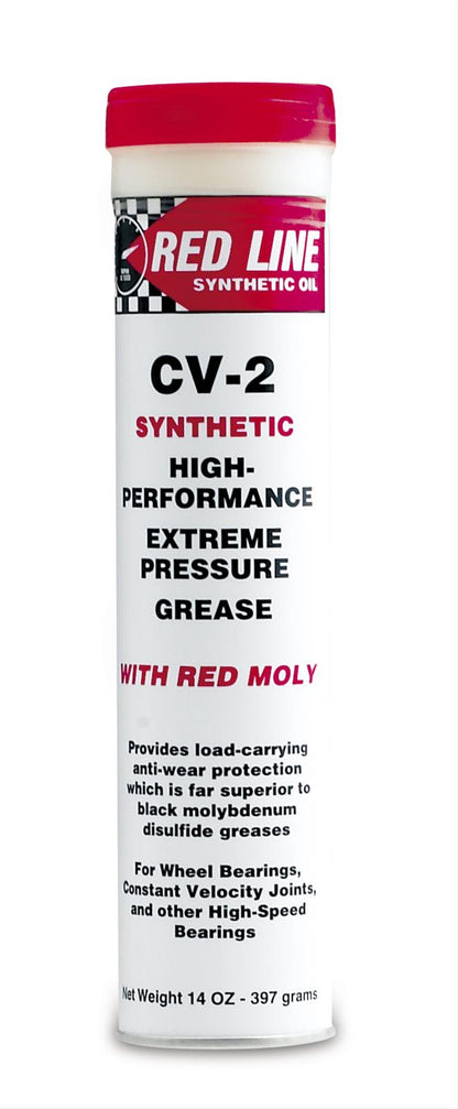 Red Line 80402 CV-2 Grease w/Moly – 14 oz Tube Red Line