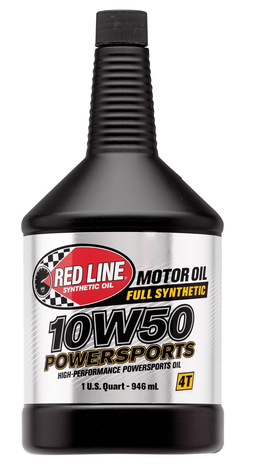 Red Line 42604 10W‑50 Full Synthetic PowerSports Oil – 1 Quart Red Line