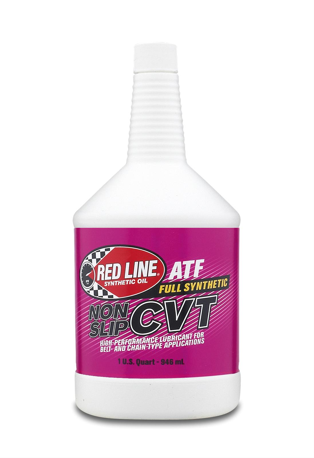 Red Line 30804 Non‑Slip CVT Fluid – 1 Quart Red Line