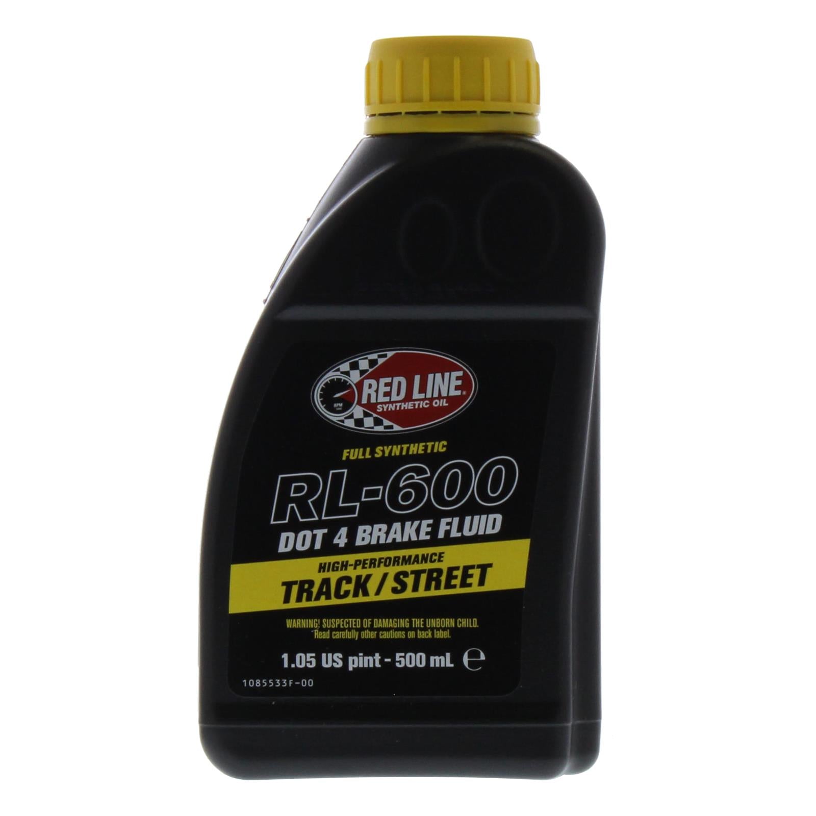 Red Line 90404 – RL-600 DOT 4 Brake Fluid – 1 Quart Red Line