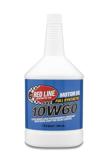 Red Line 11704 10W‑60 Full Synthetic Motor Oil – 1 Quart Red Line