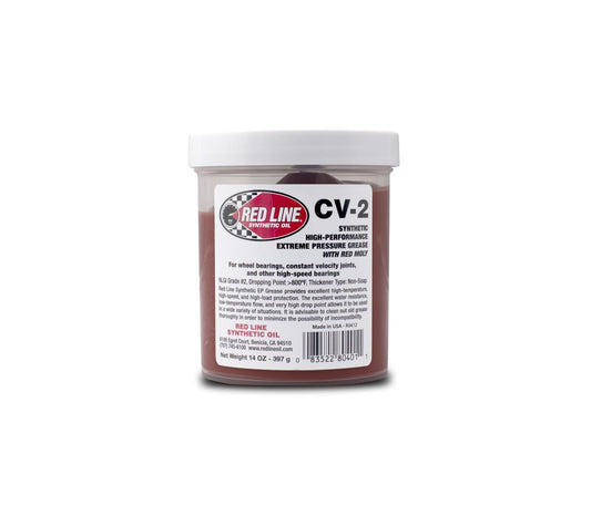 Red Line 80401 CV-2 Grease w/Moly – 14 oz Jar Red Line