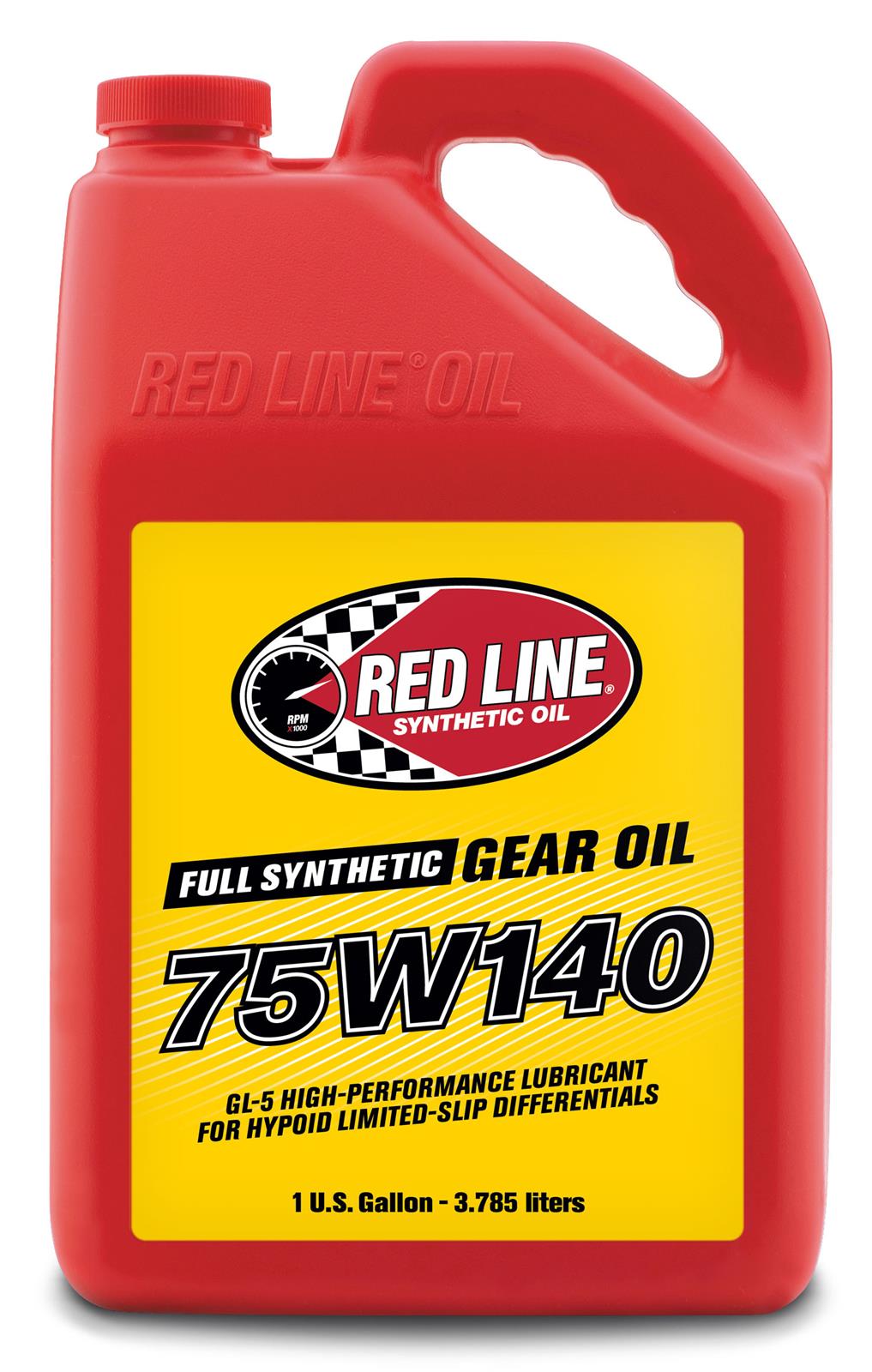 Red Line 57915 75W‑140 Full Synthetic GL‑5 Gear Oil – 1 Gallon Red Line