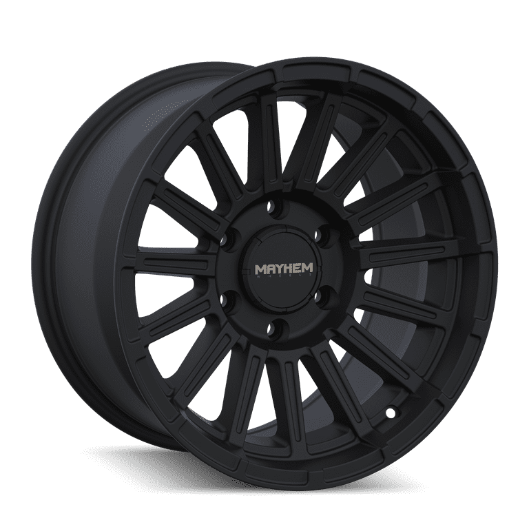 Mayhem 8309 Granite 17x9 / 5x127 BP / 0mm Offset / 78.1mm Hub Satin Black