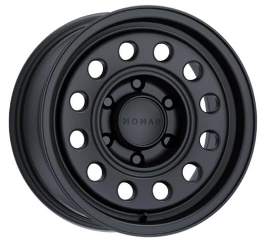 Nomad N501SB Convoy 17x8.5in / 5X127 BP / 25mm Offset / 78.1mm Bore - Satin Black