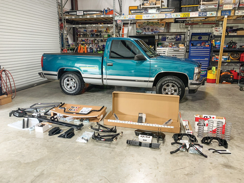 QA1 88-98 Chevrolet C1500 Coil-Over Type Control Arm Kit Upper w/ Coilover Mount