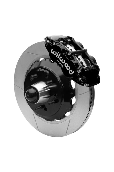 Wilwood 88-98 GMC C1500 Forged Narrow Superlite 6R Big Brake Front Brake Kit (Hub) - Black Powder