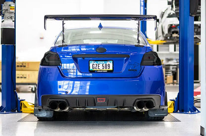 OLM Evolution Tail Lights (Smoked Lens, Black Base, White Bar) - 2015-2021 WRX / STI