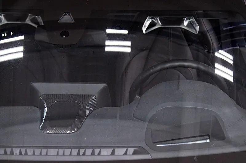 OLM LE Carbon Fiber Center Speaker Cover - 2020 Supra