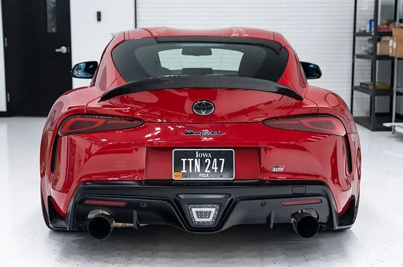 OLM AS Style Carbon Fiber Duckbill Spoiler - 2020+ Supra