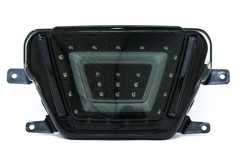 OLM V2 F1 Style Multifunction 4th Brake Light (Smoke Lens, Black Base, White Bar) - 2020+ Supra