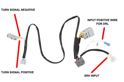 OLM 2015-2017 WRX / STi Headlight Upgrade Harness for 18+ Headlights (Pair)