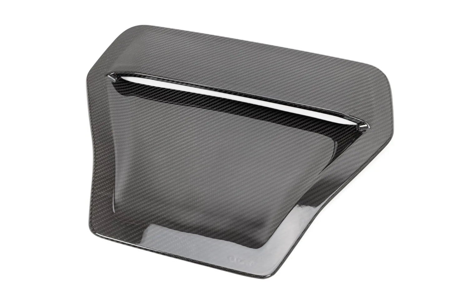 OLM LE Carbon Fiber Hood Scoop Cover - 2017 - 2021 Honda Civic Type R