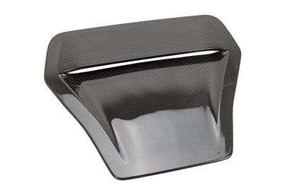 OLM LE Carbon Fiber Hood Scoop Cover - 2017 - 2021 Honda Civic Type R