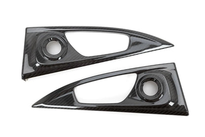 OLM LE Carbon Fiber Interior Door Handle Trim Covers (Full Set) - 2016 - 21 Honda Civic / 2017-21 Honda Civic Type R