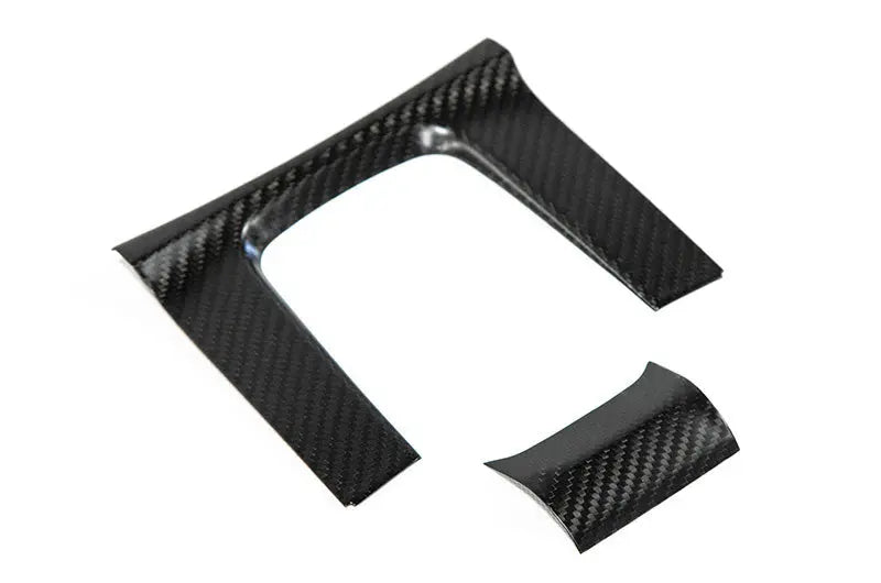 OLM Carbon Fiber Shifter Panel Cover (Matte Finish) - 2016-2021 Honda Civic AT