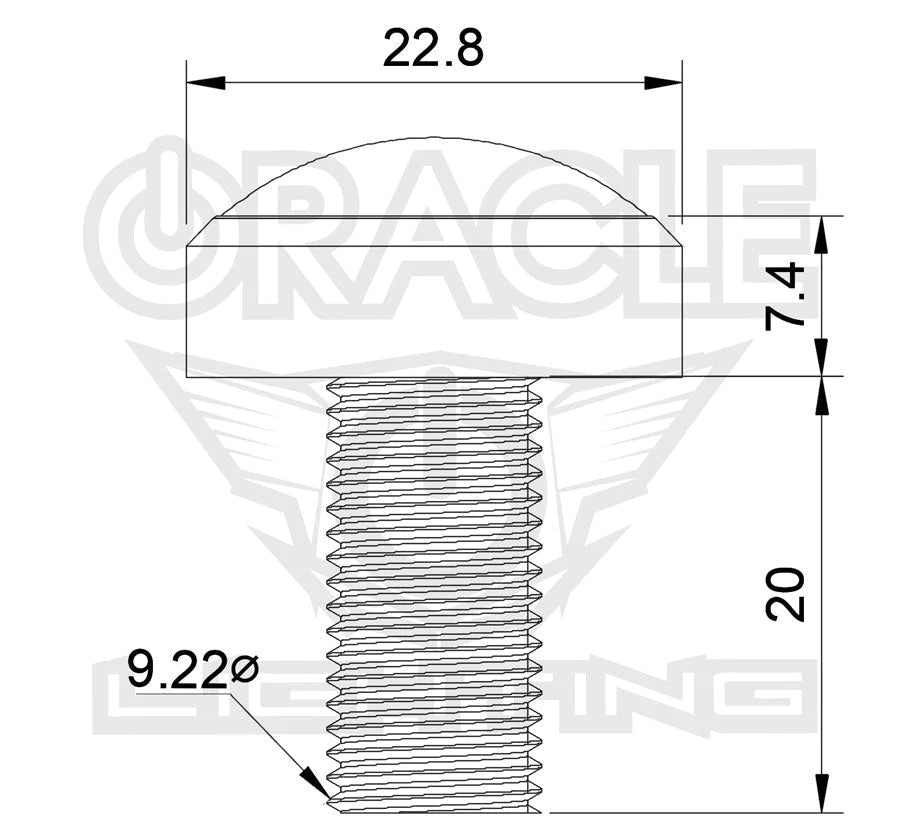 ORACLE SINGLE COLOR UNDERBODY ROCK LIGHT KIT 5410-001 - 2 PIECE 5410-001	- White ORACLE Lighting