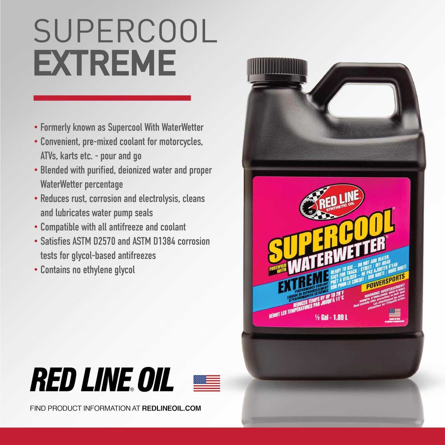Red Line 80205 SuperCool Extreme – 1/2 Gallon Red Line